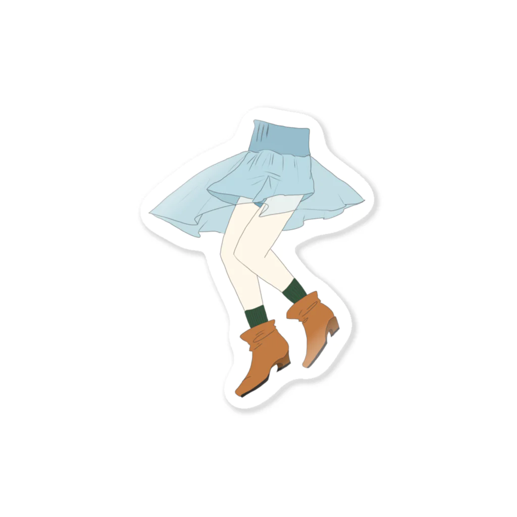 サントリーグルコサミンのショートパンツとチュールスカート Sticker