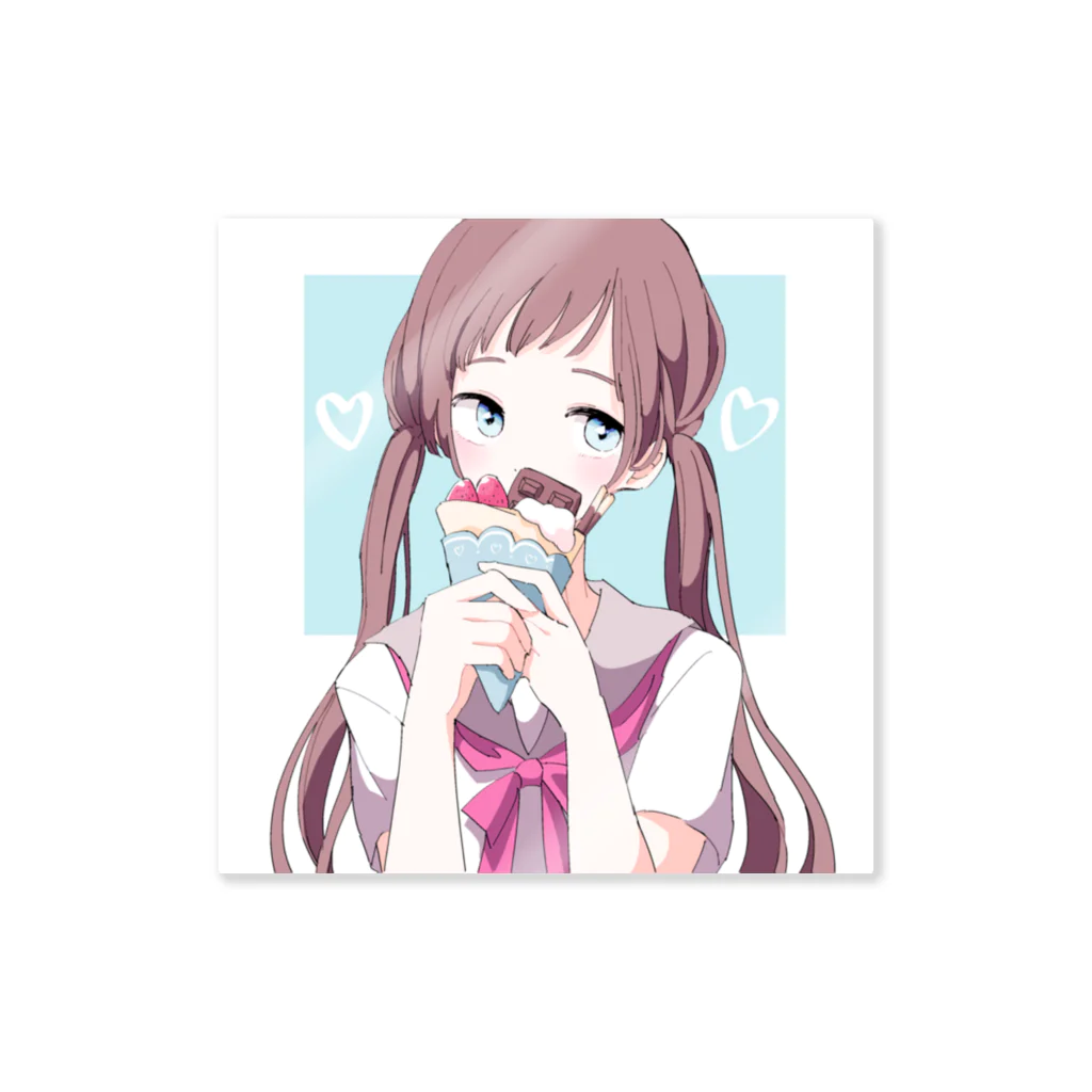 みずあめのクレープちゃん Sticker