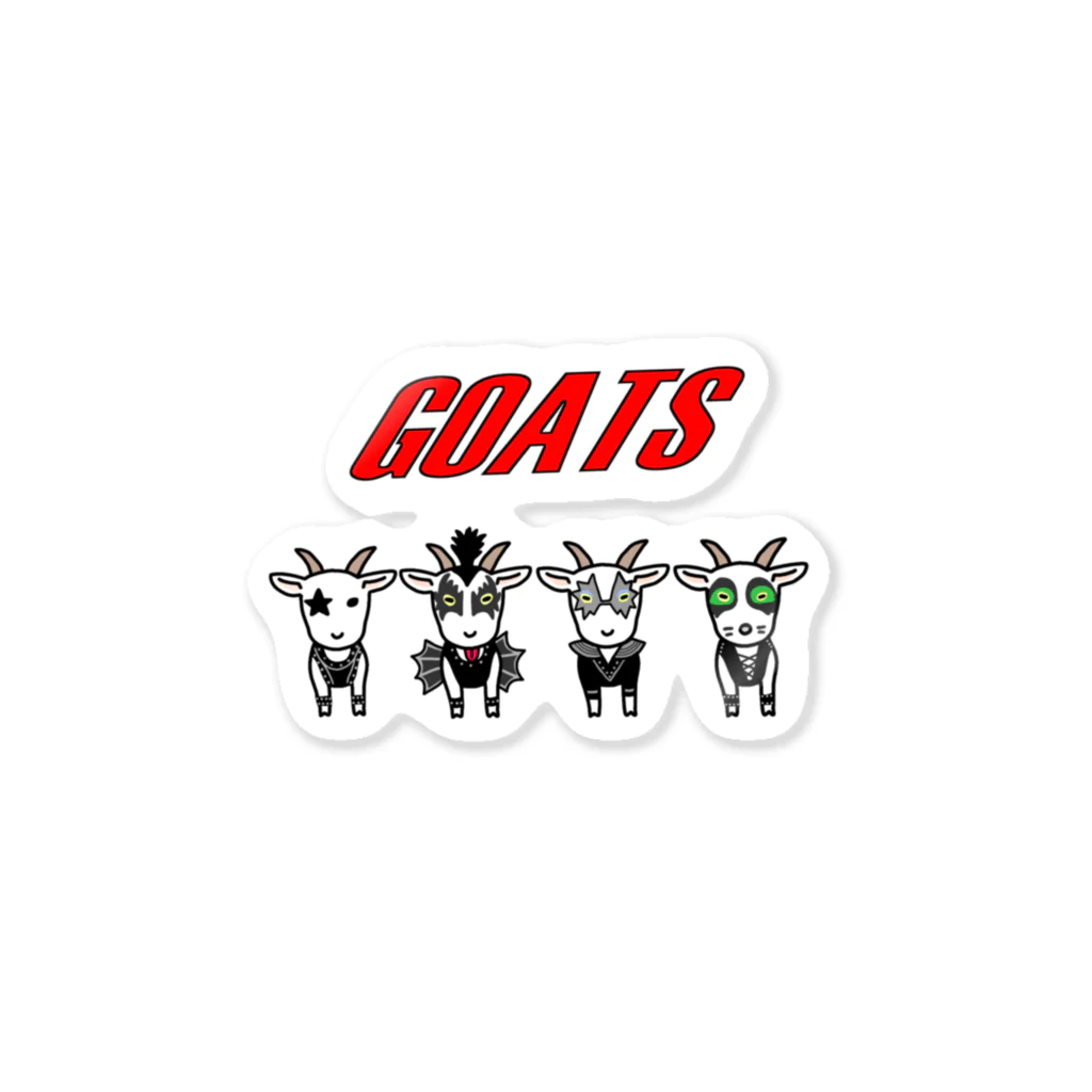 まめつぶのGoats ステッカー