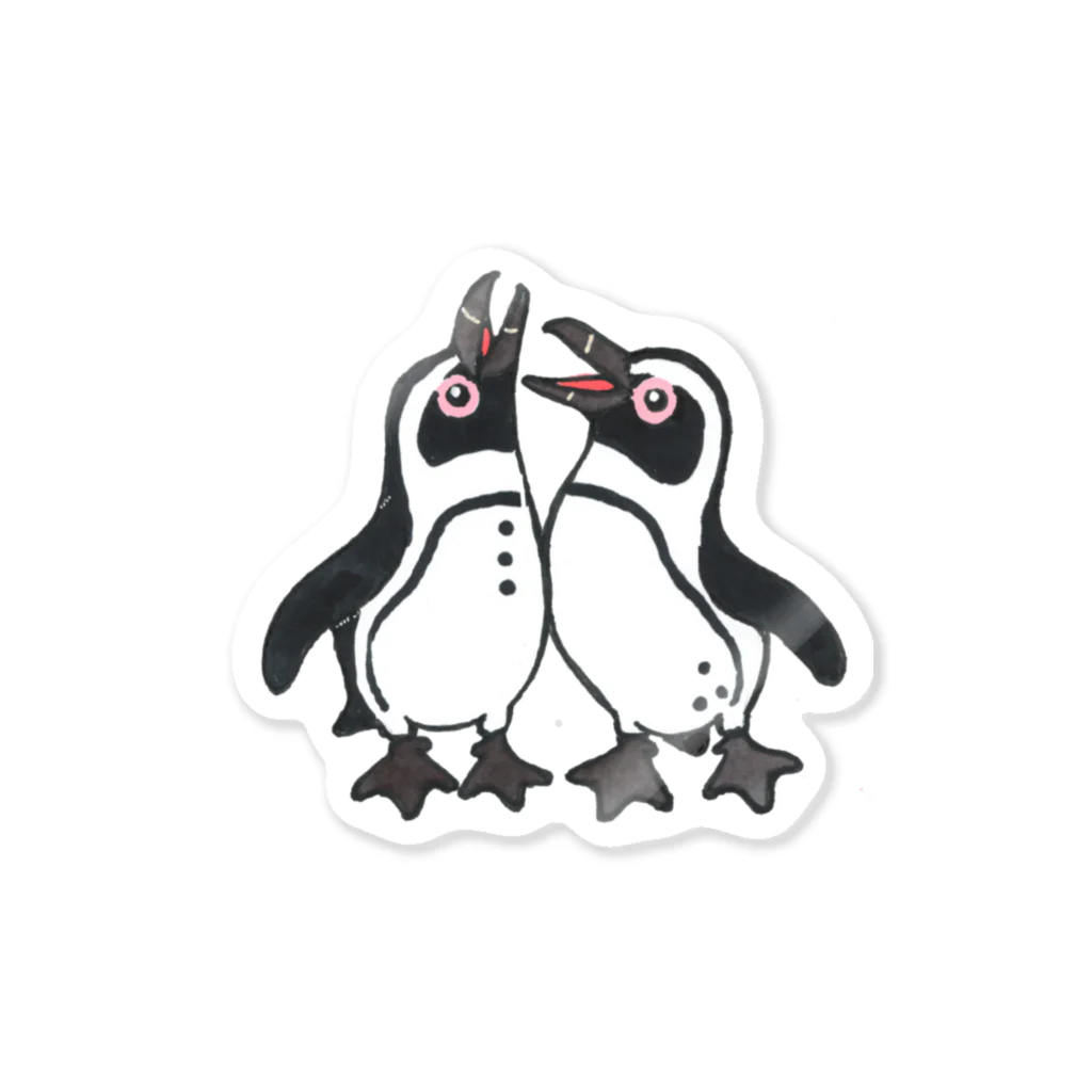 penguininkoの仲良く鳴き交わす🐧🐧 Sticker