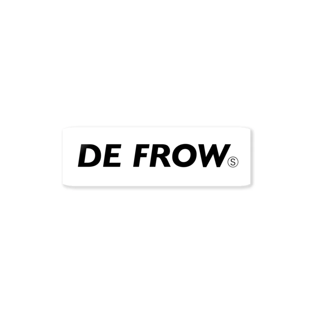 DEFROW のDEFROW ステッカー Sticker