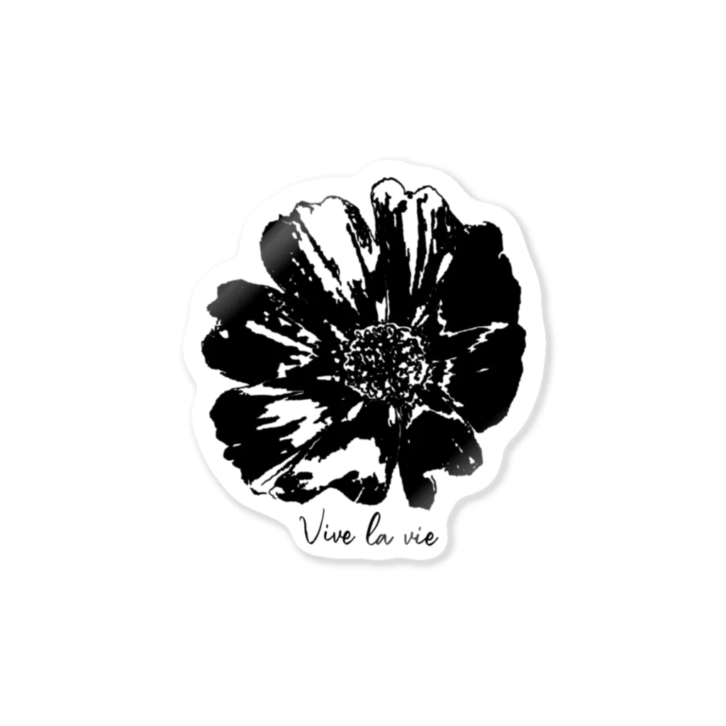 L'armoire des fleursの【Vive la vie】Cosmos Sticker