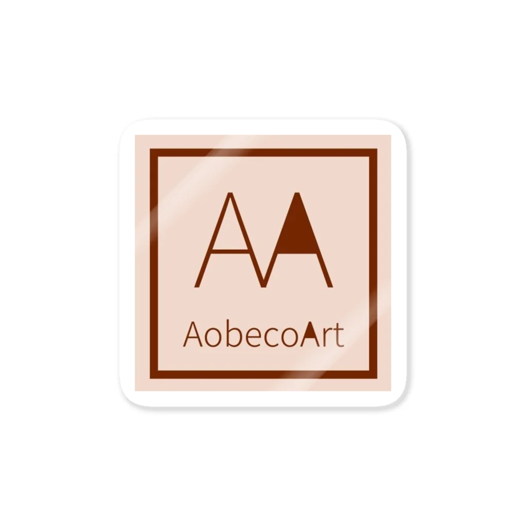 AoiのAobecoArtロゴ Sticker