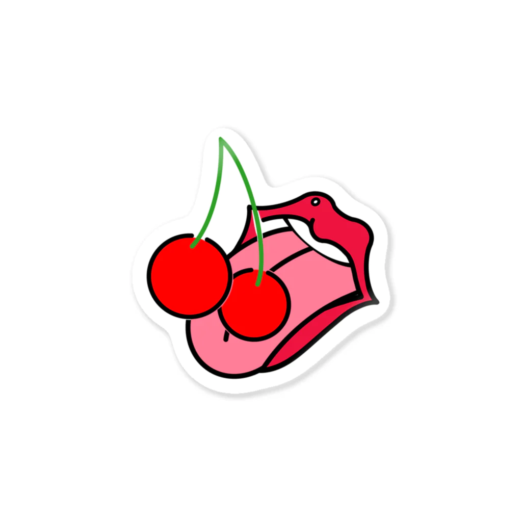 Red CherryのCherry kiss Sticker