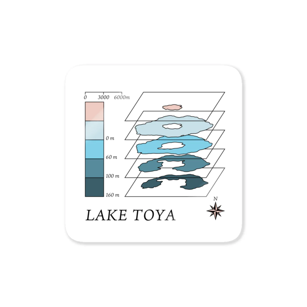 YOGUROのLAKE TOYA ステッカー