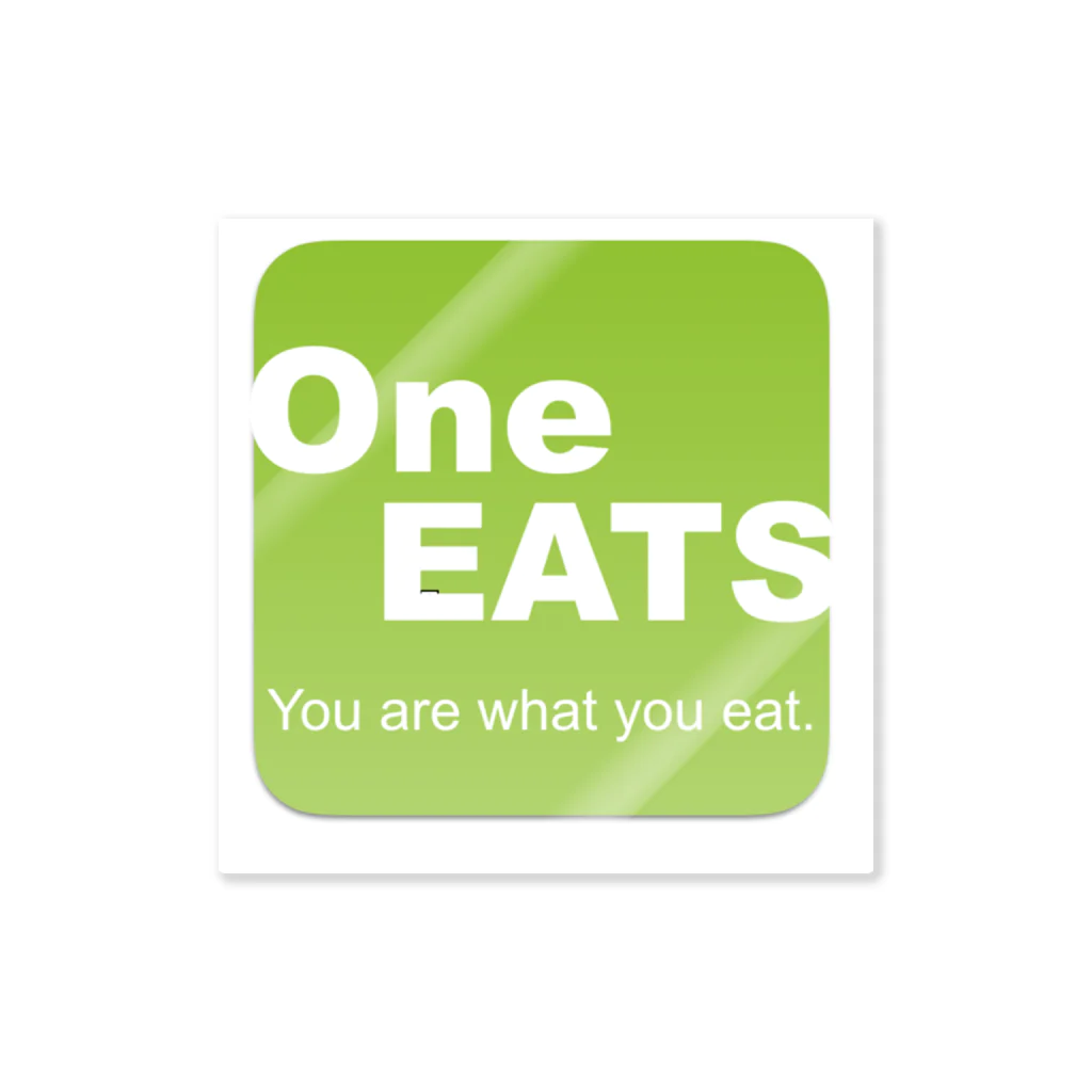 one eatsのone eatsオリジナル Sticker