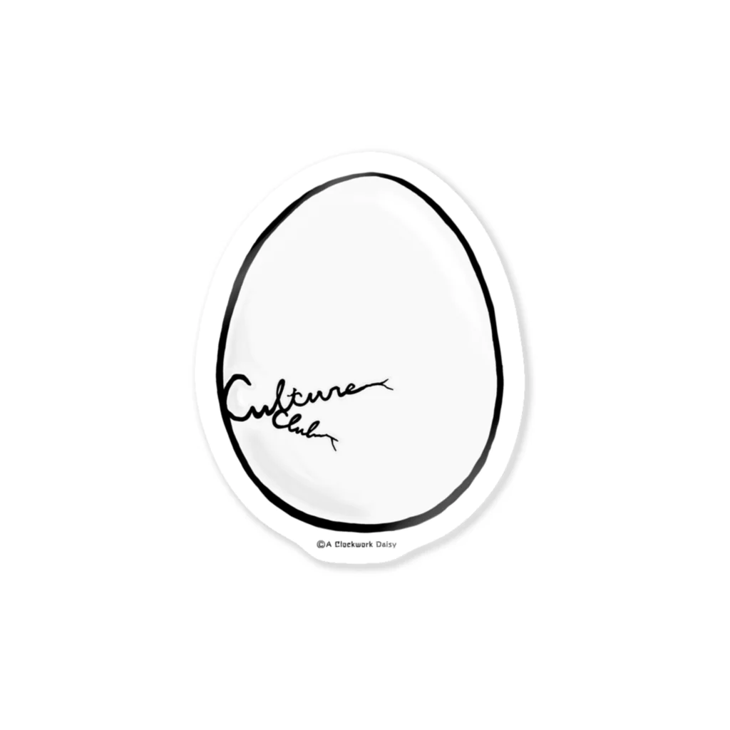 Culture Clubの[ Culture Club ] Culture Egg LOGO Case Sticker