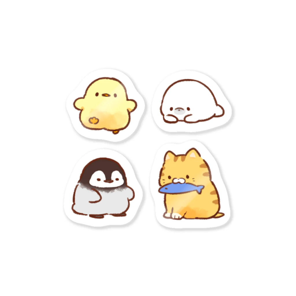 さんぽいものもふもふ達 Sticker