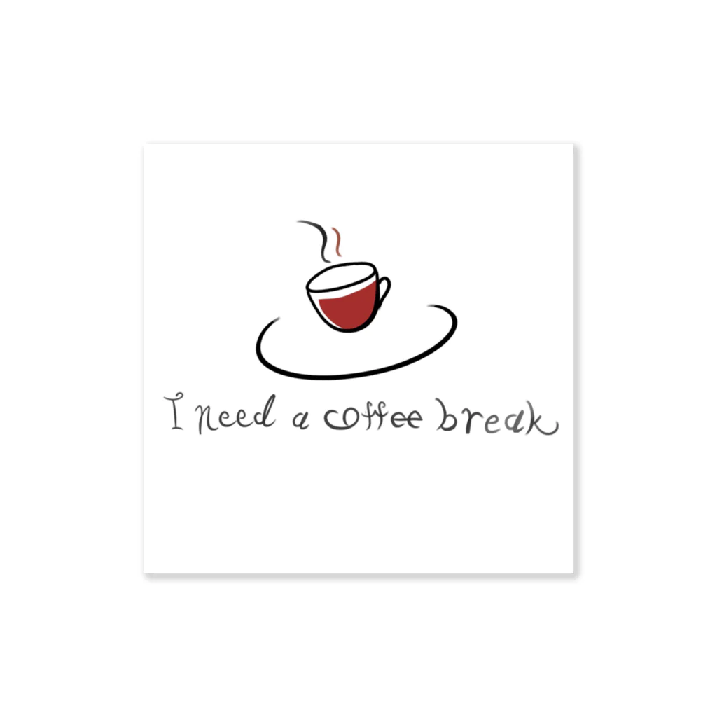 helloのcoffee break  Sticker