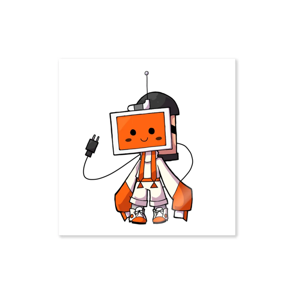 ANIMEの#ROBoT ゴミ絵originaなにこの仔こわい ステッカー