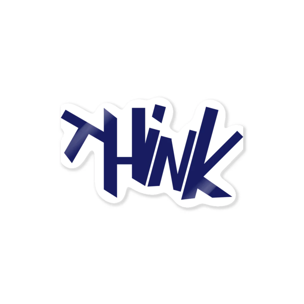 Jack NicholsonのTHINK STICKER03 ステッカー