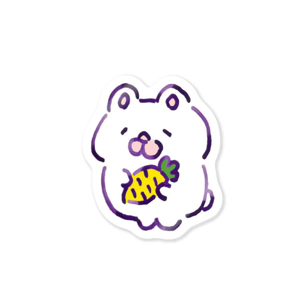 まっくすらぶりーうさのまっくすらぶりーひかりにんじん Sticker