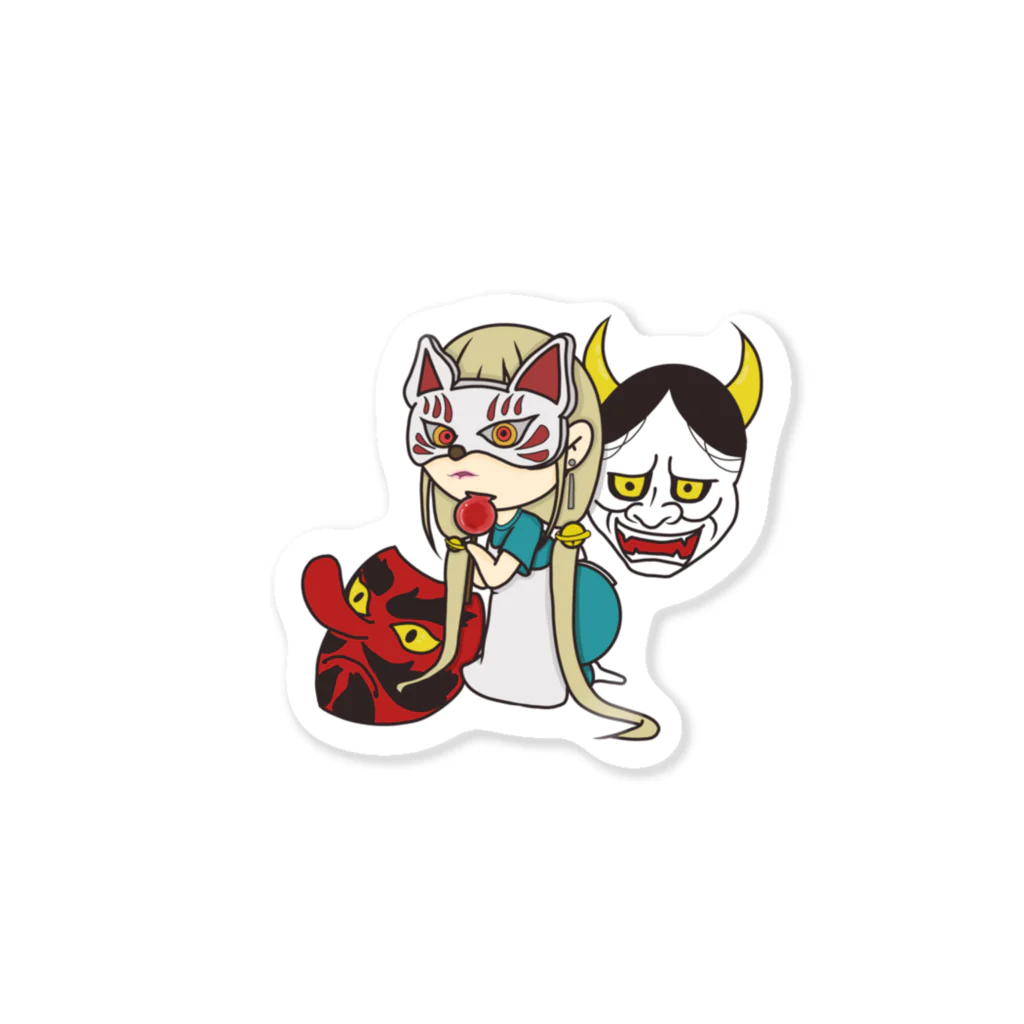 しんかいしょーじょのおじさんちゃん Sticker