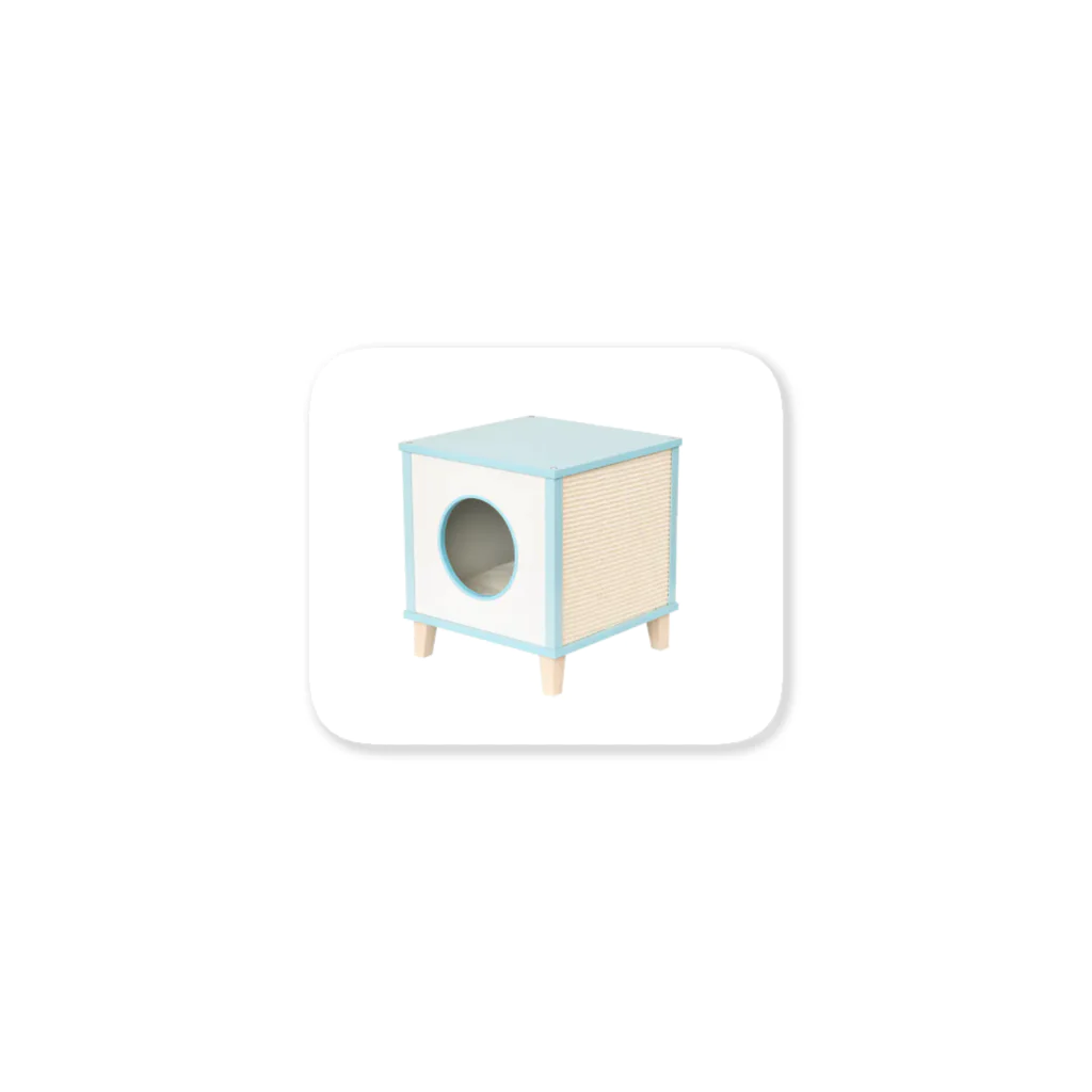 Ningbo Sentian Pet Supplies Co., Ltd.のPetail Cat Furniture Magic Box Blue Neptune ステッカー