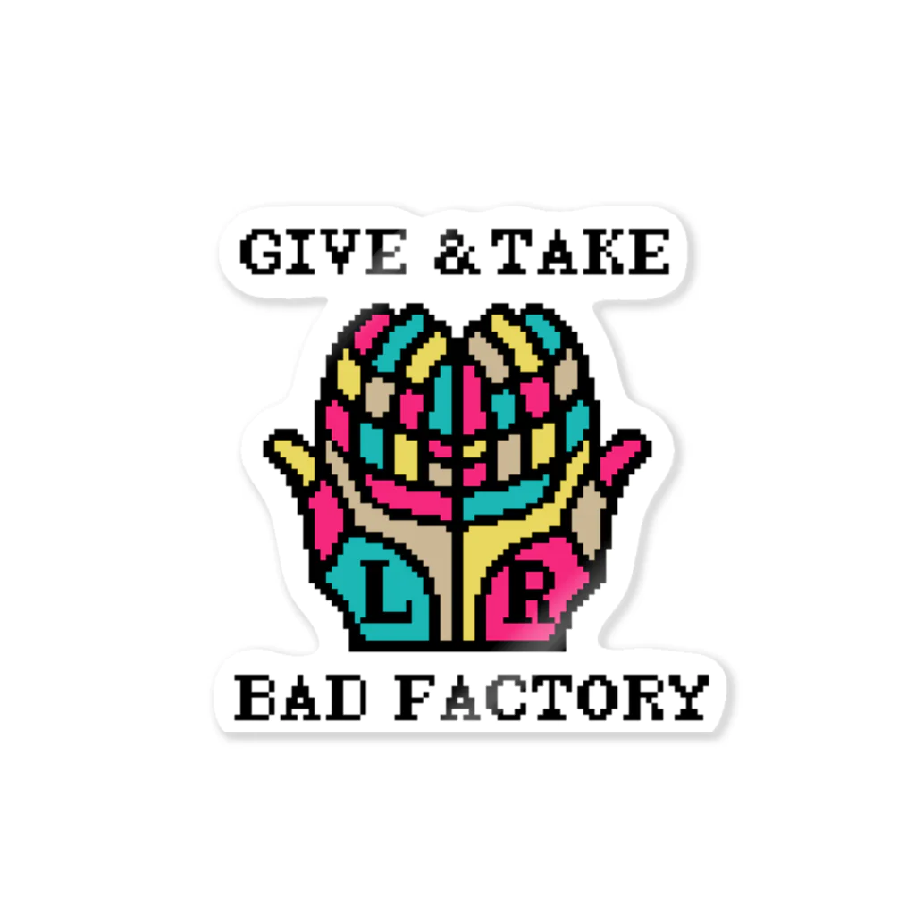 BAD FACTORYのG&T　四色定理 Sticker