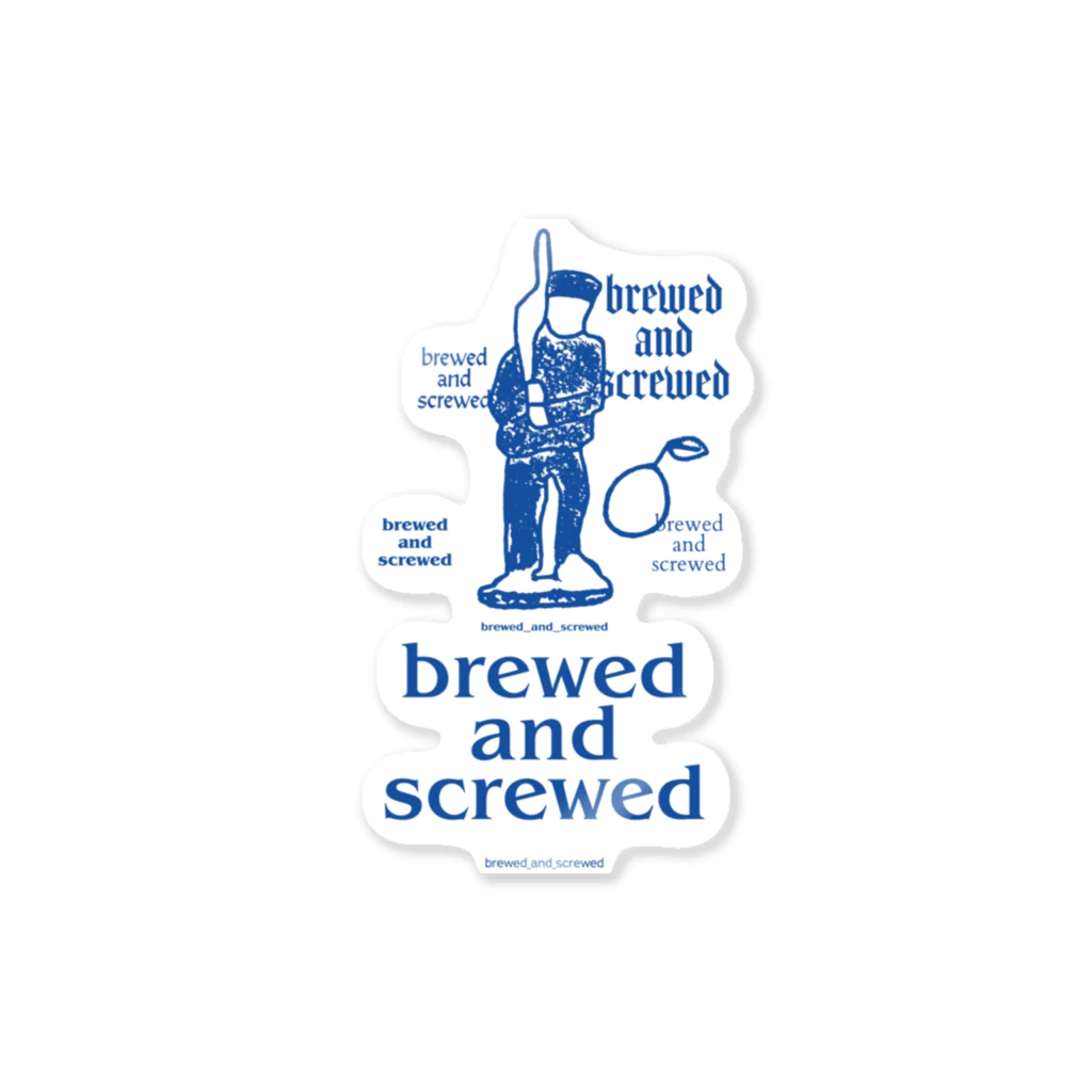 brewed and screwedのother good's ステッカー