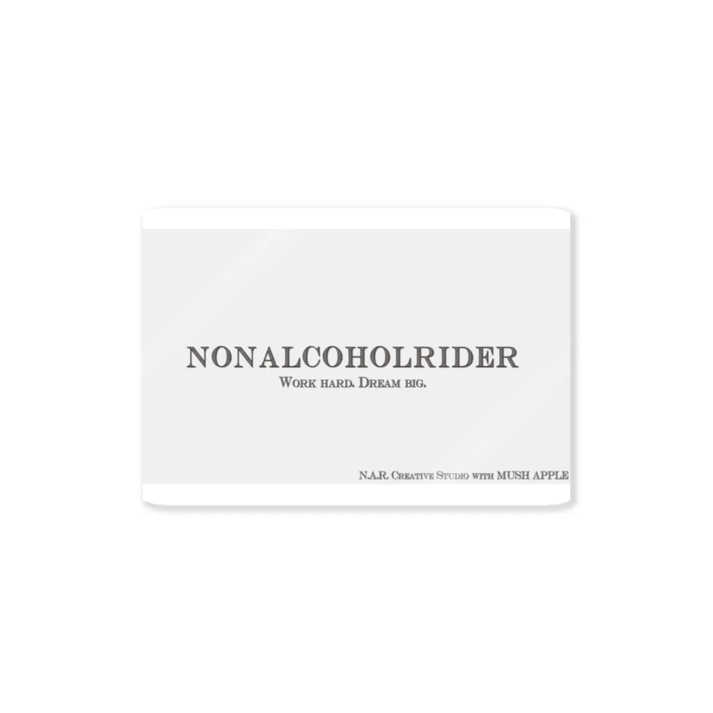 N.A.R. × MUSHAPPLE のNONALCOHOLRIDER simple ステッカー