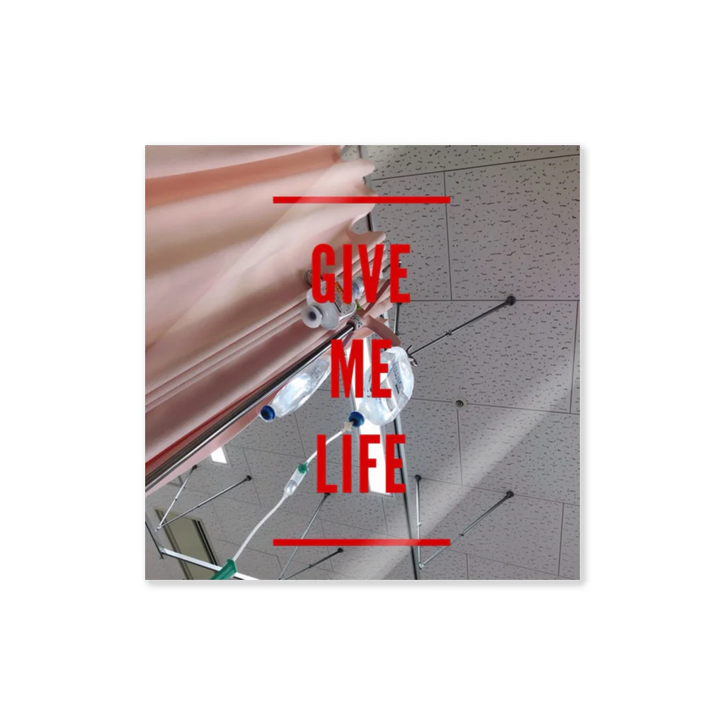 S.S.WAVEのGive me life Sticker