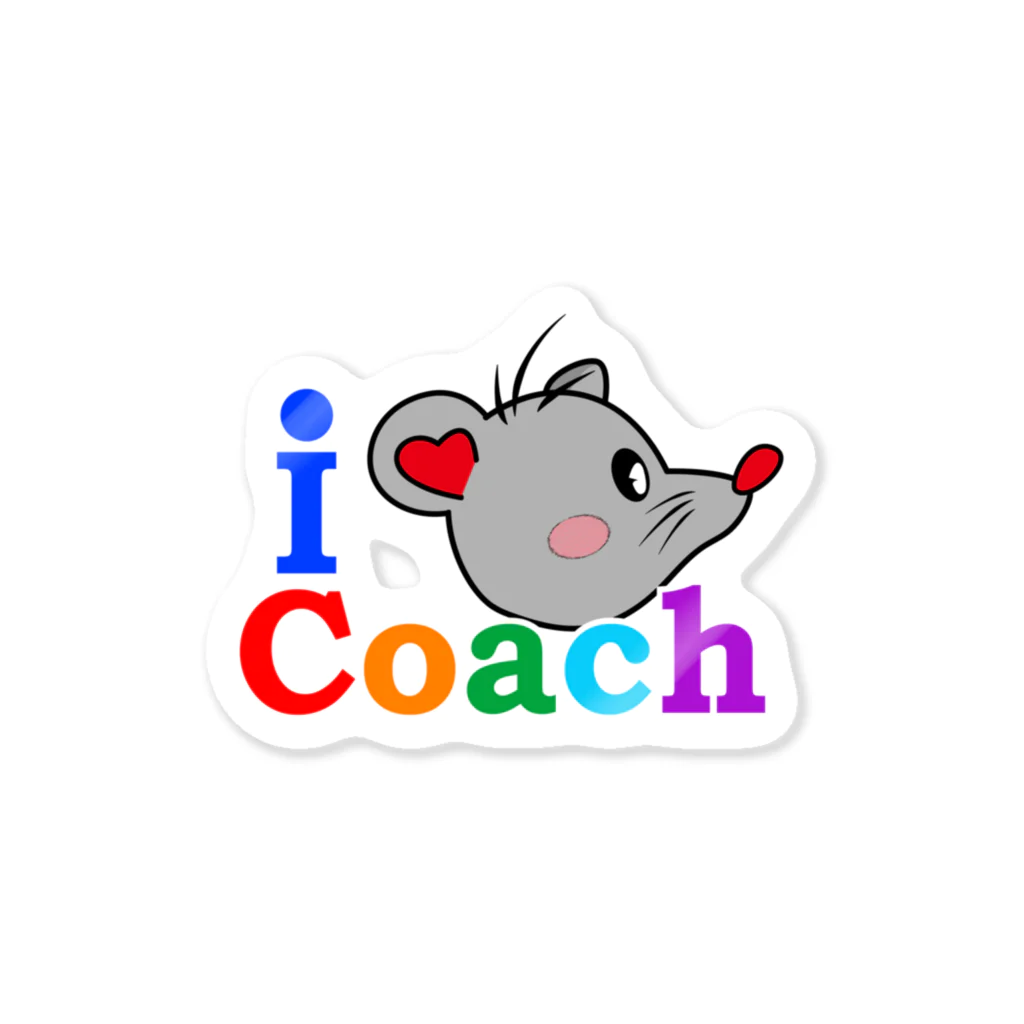 AVERY MOUSE - エイブリーマウスのI LOVE COACH - AVERY MOUSE (エイブリーマウス) Sticker