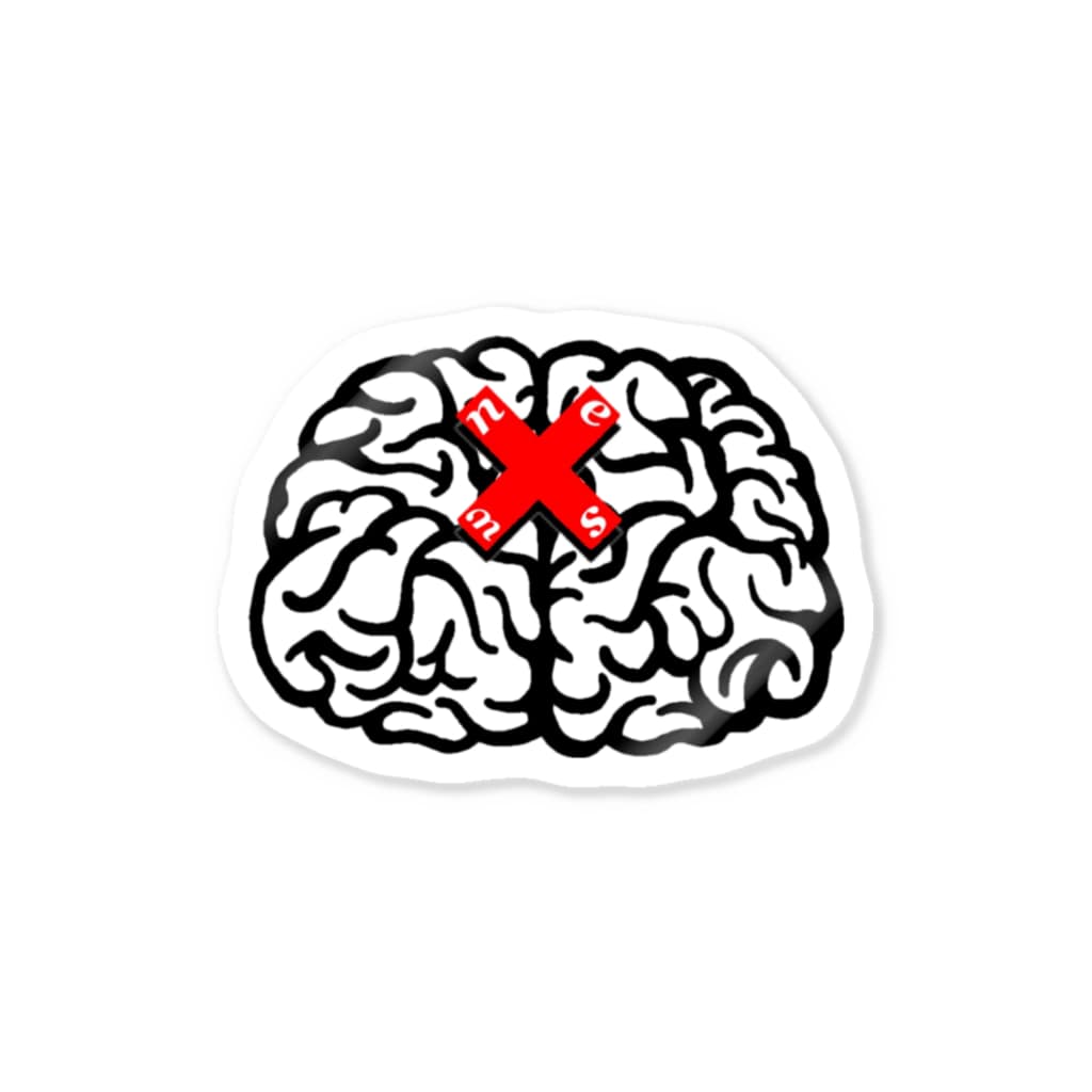 天才たちの脳みそ Sticker By Jackpool Jackpool Suzuri