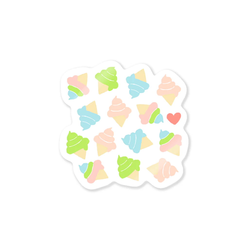 あんずこのあいすくりーむどりーむ Sticker