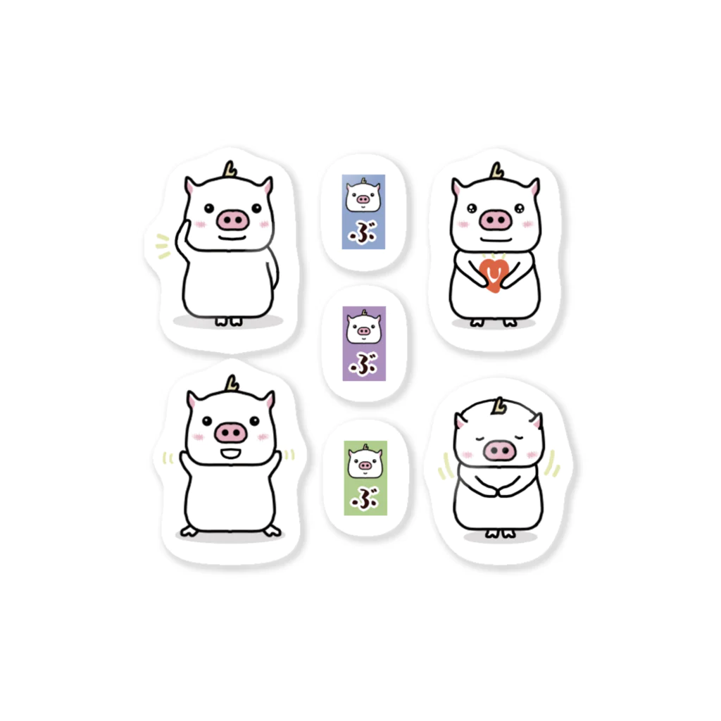 ふぅぅちゃんち.comのとんでぶぅしゃん Sticker