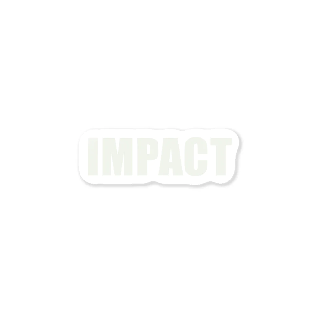 灰色商店のIMPACT ステッカー