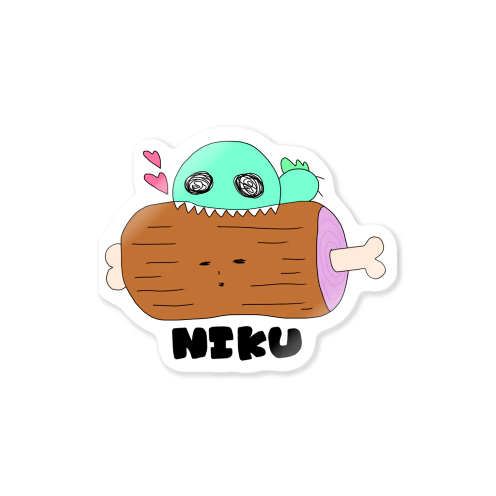 リリィのショップのNIMU と 変な生き物 Sticker