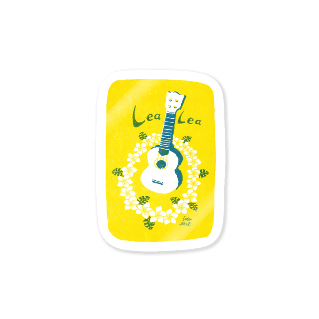 サトウノリコ*のLeaLea Ukulele Sticker