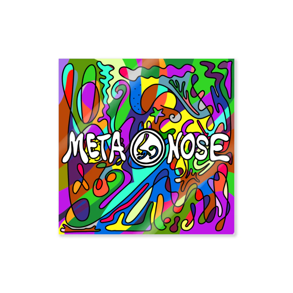 I AM METANOのMETA NOSE COLORFUL1 Sticker