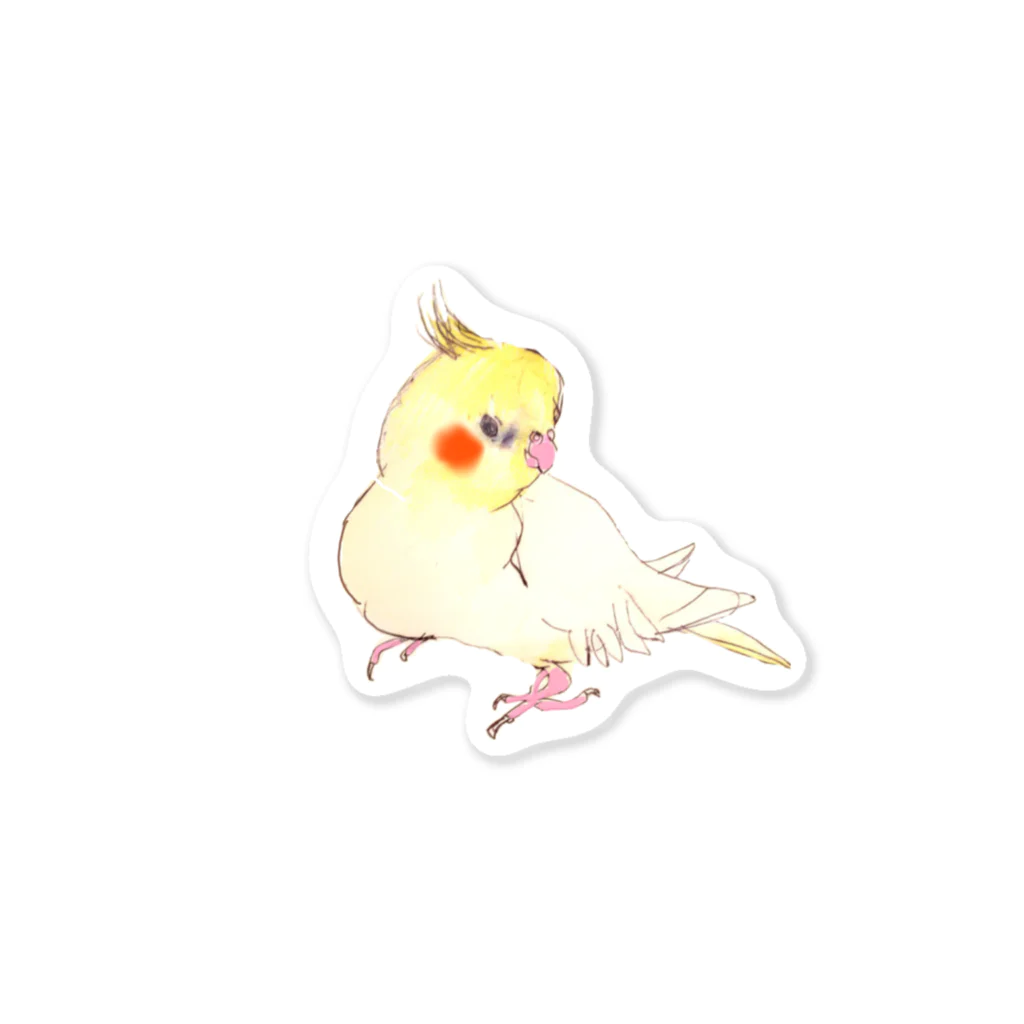 ブティック萌のかわいいことりさん Sticker