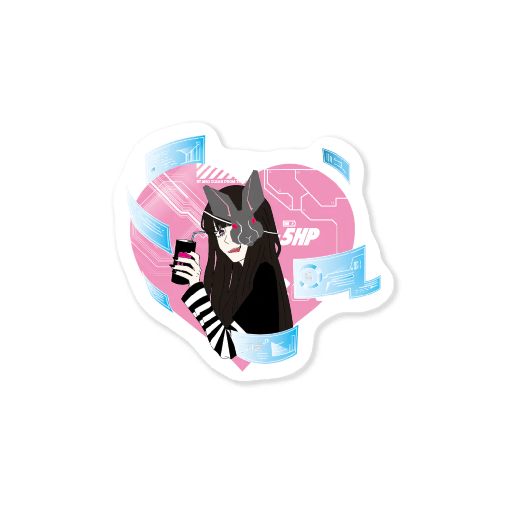 napocha_のホス狂パンク Sticker