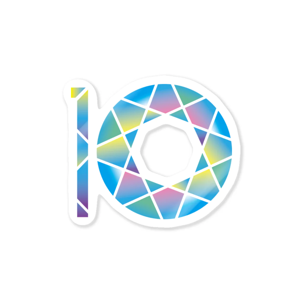 LOOP+ORIGINAL++のLOOP10周年記念 Sticker