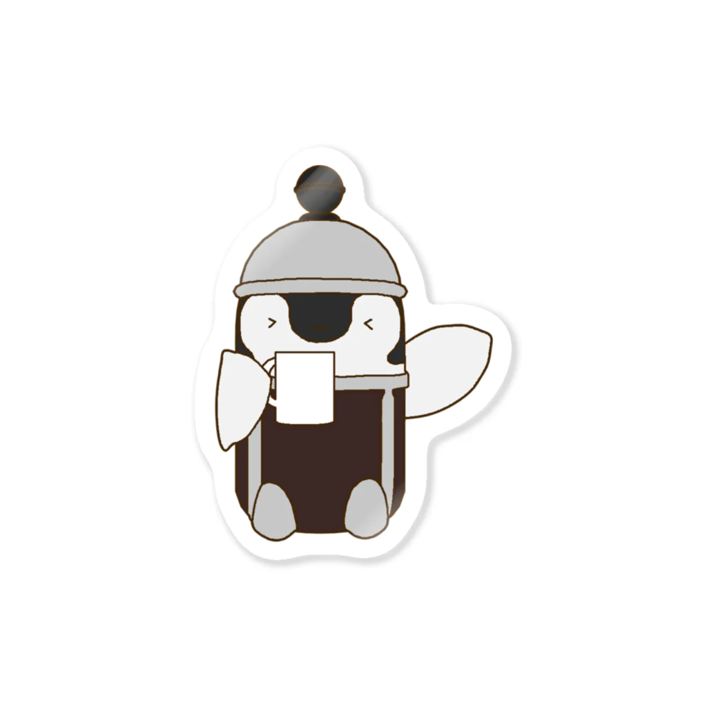 Coffee Penguin コーヒーペンギンのコーヒーペンギン Sticker