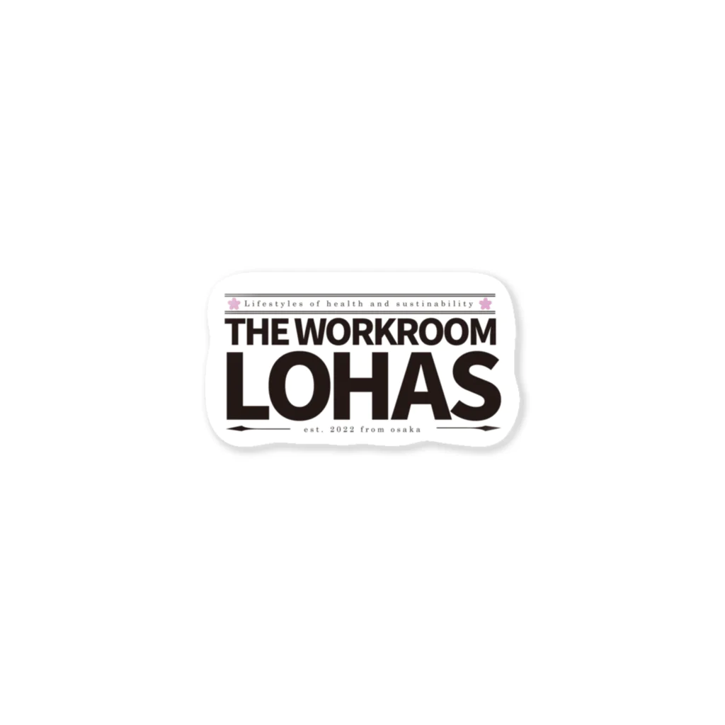 就労継続支援B型事業所 LOHAS -ロハス-の就労継続支援B型事業所 LOHAS ロゴ ステッカー