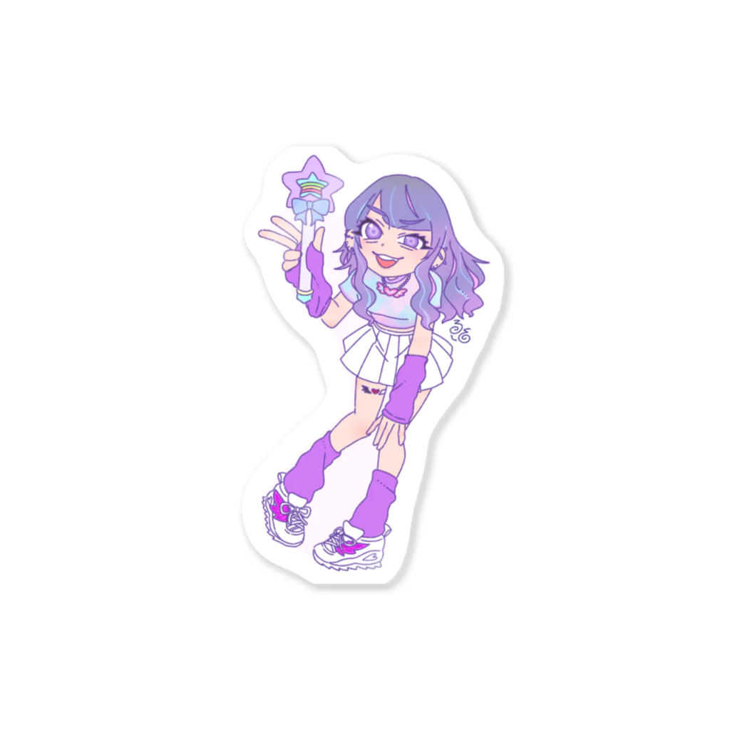 おりじなるんぐっずの創作魔法少女ギャルちゃん Sticker