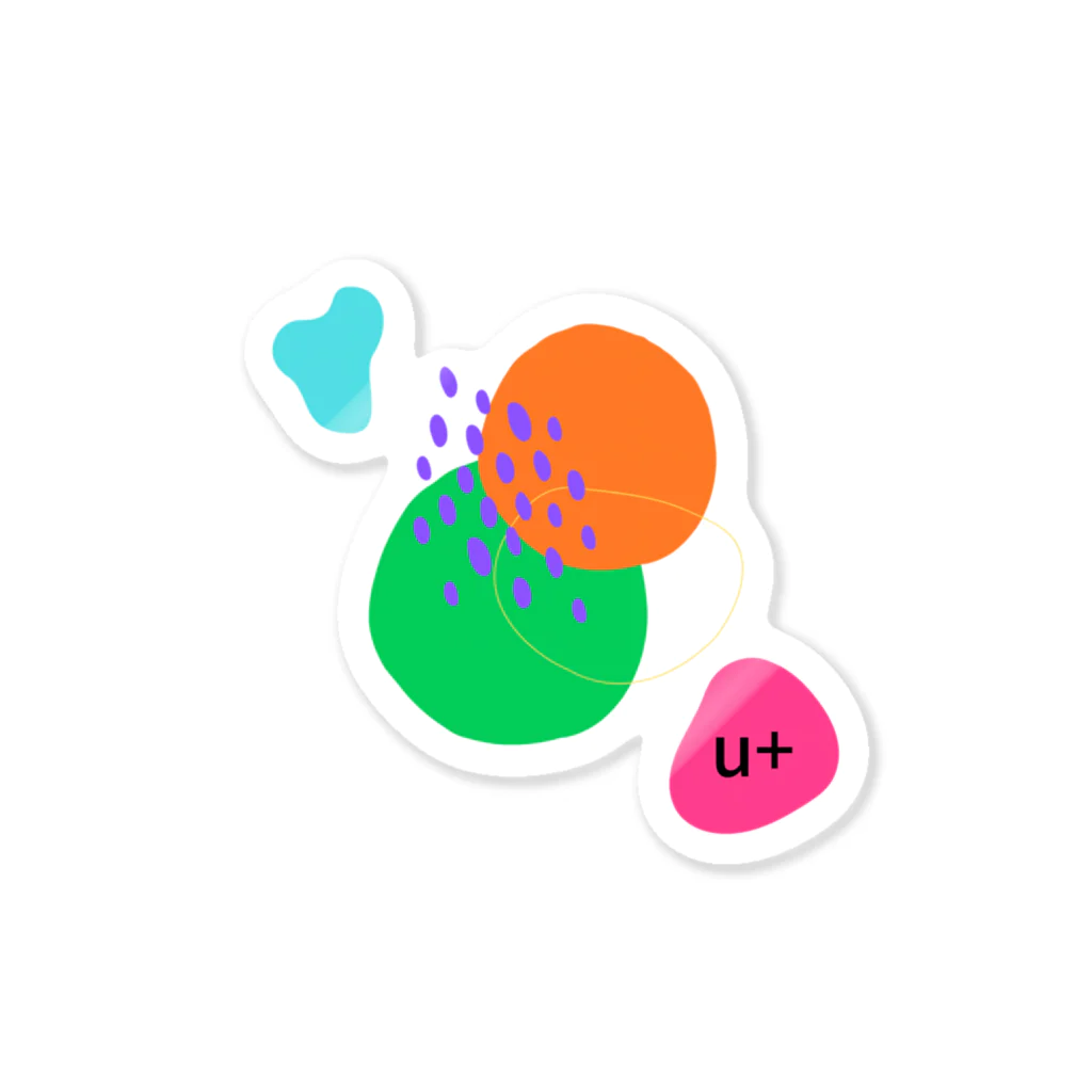 u+のaprès la pluie Sticker