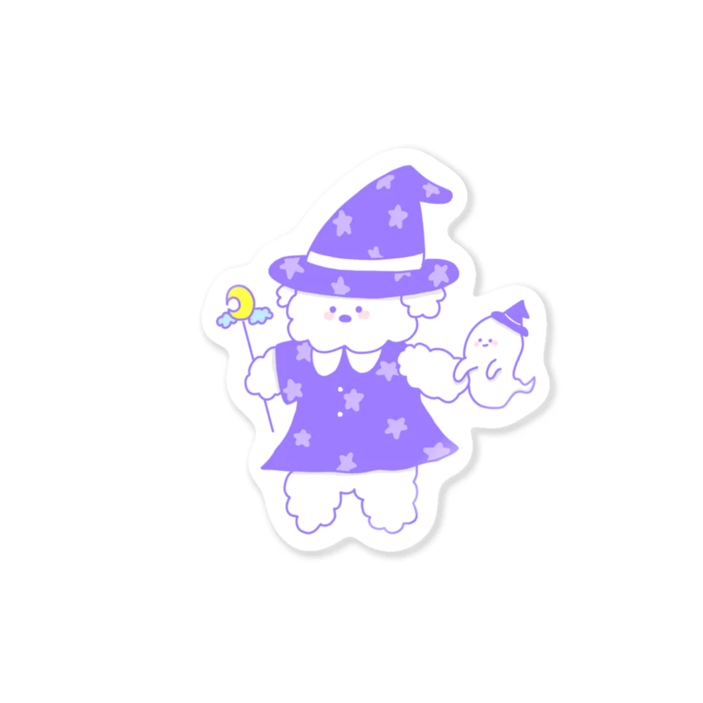 ふわふわポメラニアンちゃんのふわふわ魔法使いちゃん Sticker