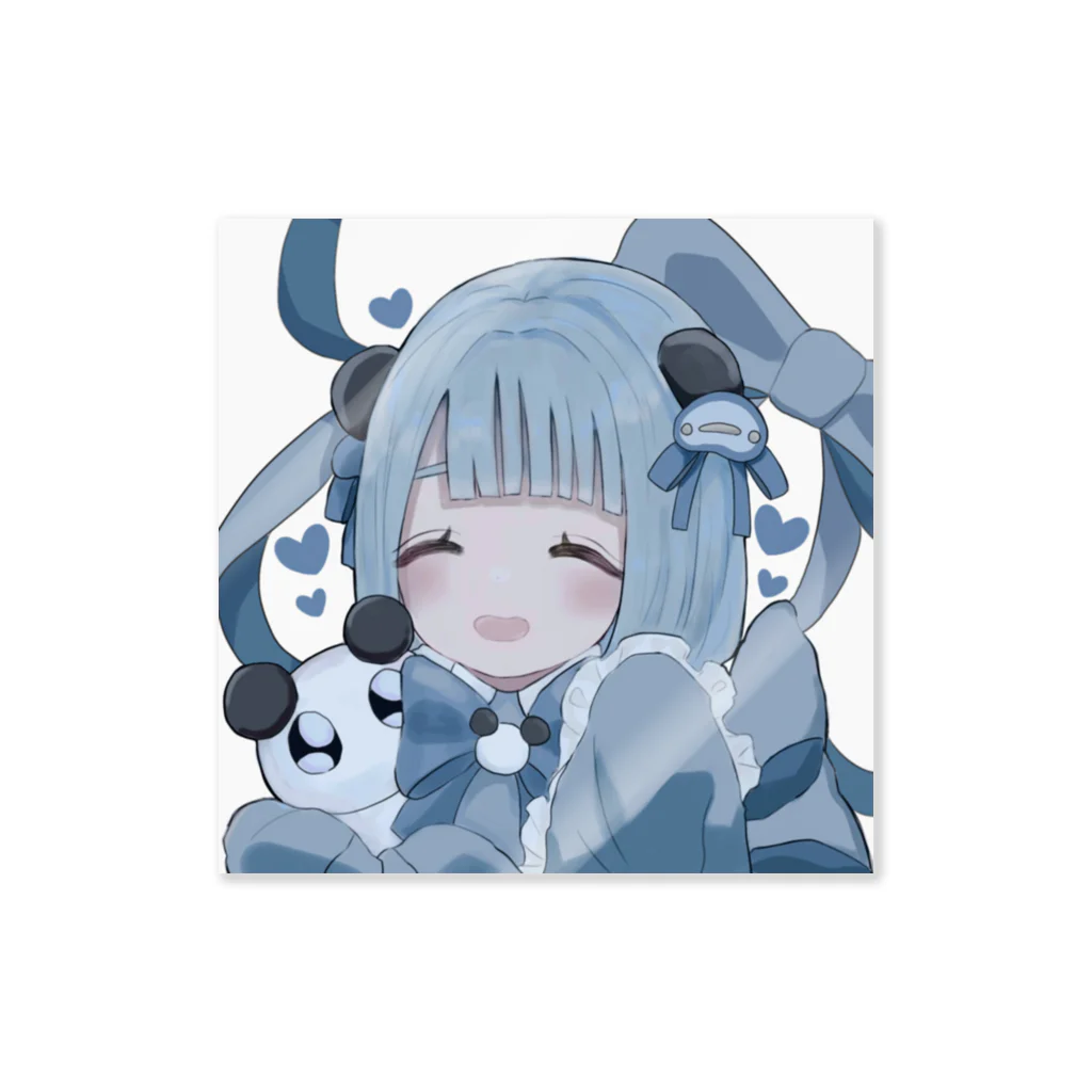 kodo_kodoのパンダのサブカル女の子 Sticker