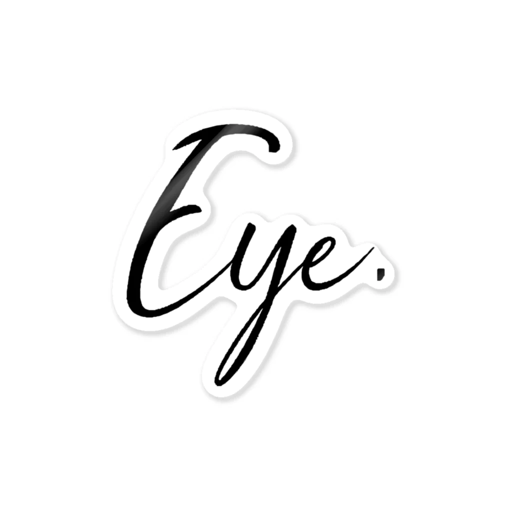 Eye.のEye.suzuri Black Sticker