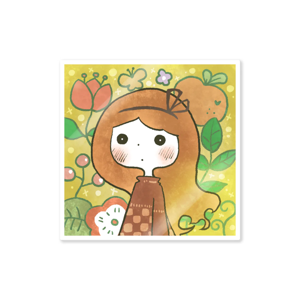 cute cute girls collectionの cute  cute girl item 009 Sticker