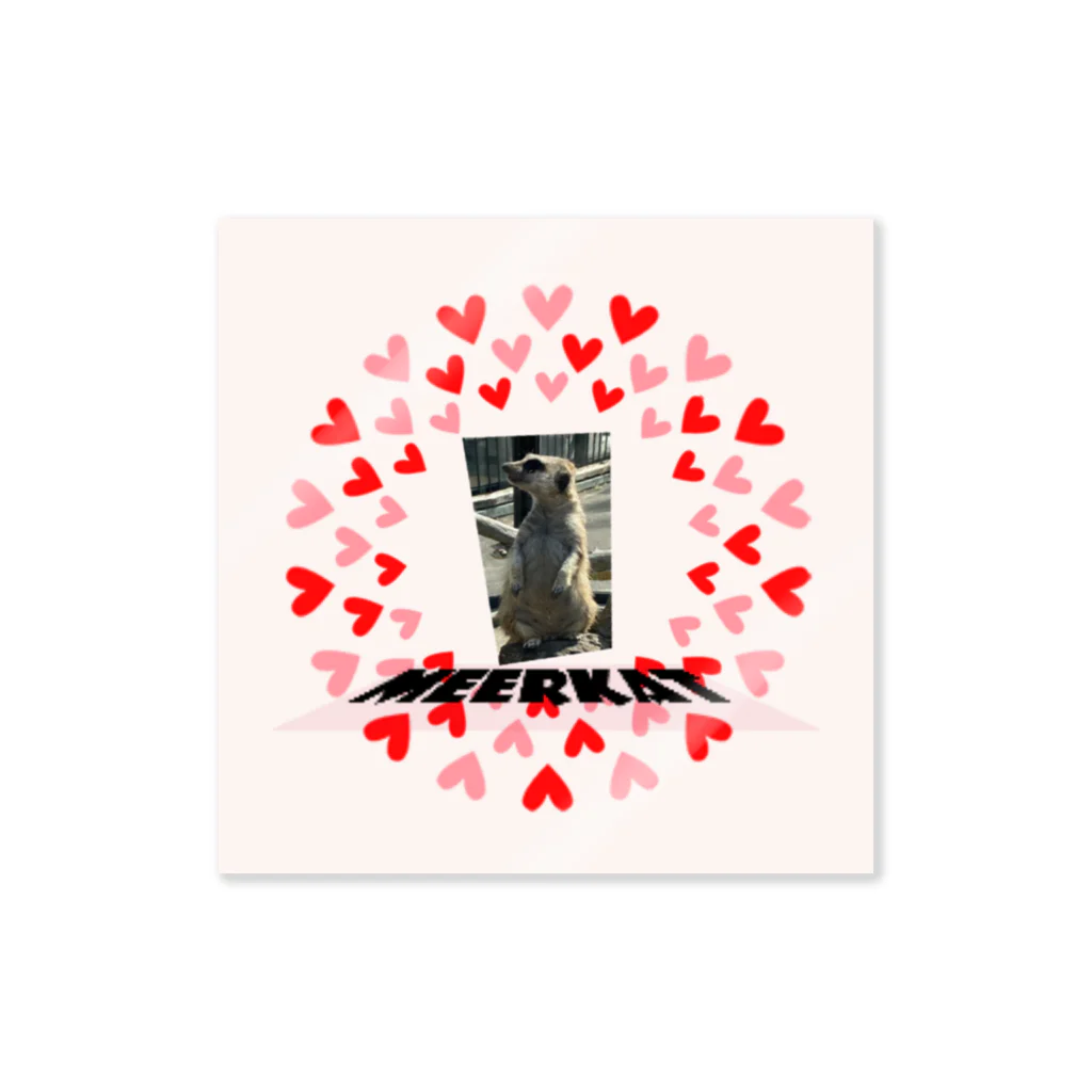 B.E.Mショップのミーアキャットのミーちゃん Sticker