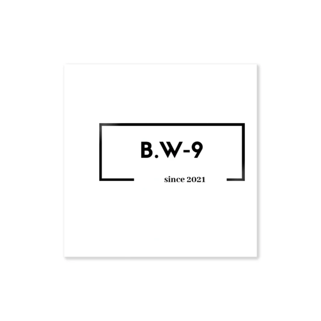 B.W-9のB.W-9 ステッカー