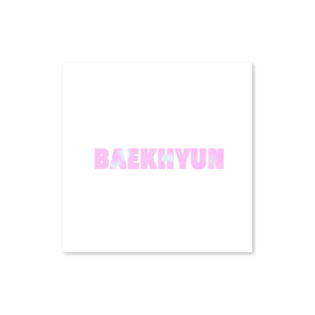 BBHのEXO BAEKHYUN ステッカー