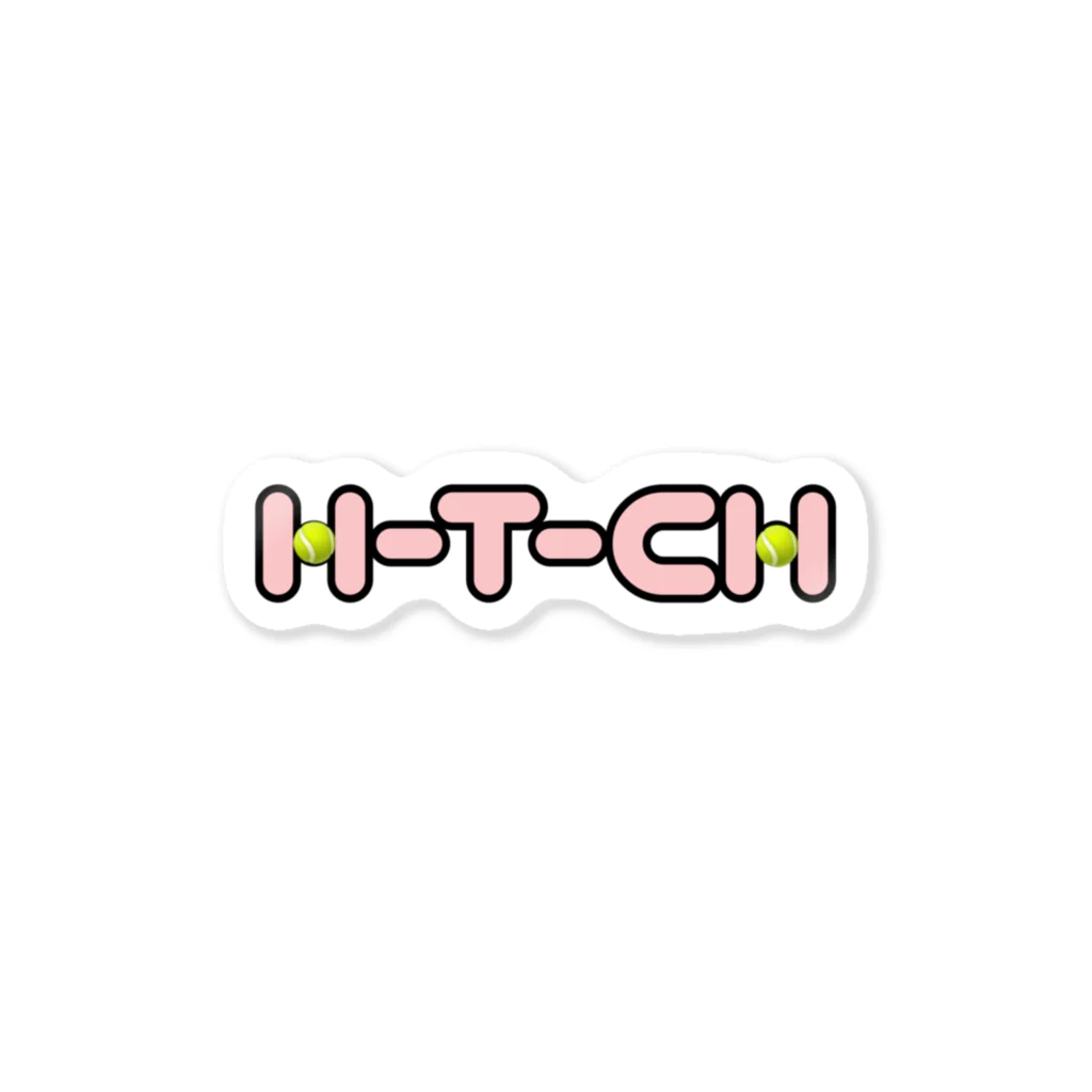 0円YouTuber ひろみっちゃんテニスch official shopのH-T-CH-ピンク ステッカー