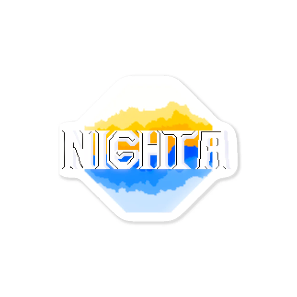 NAGORITE YAのNight A series "snow-night" Sticker