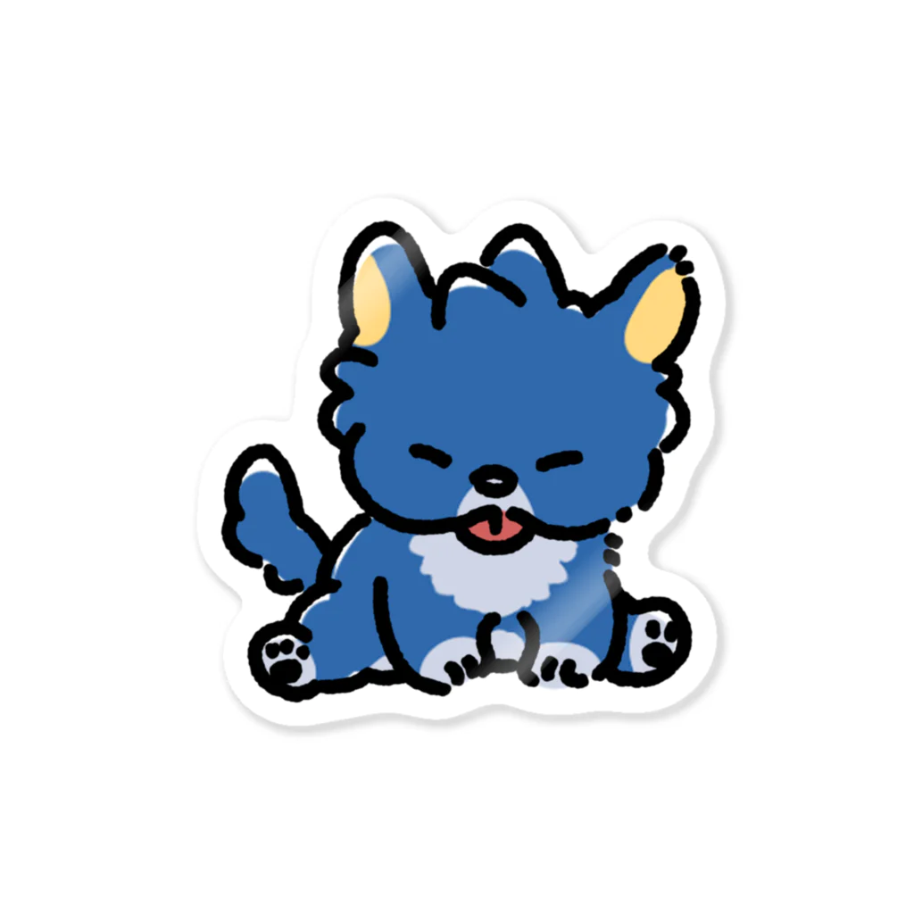 いろいぬくんのあおいぬくん💙 ステッカー