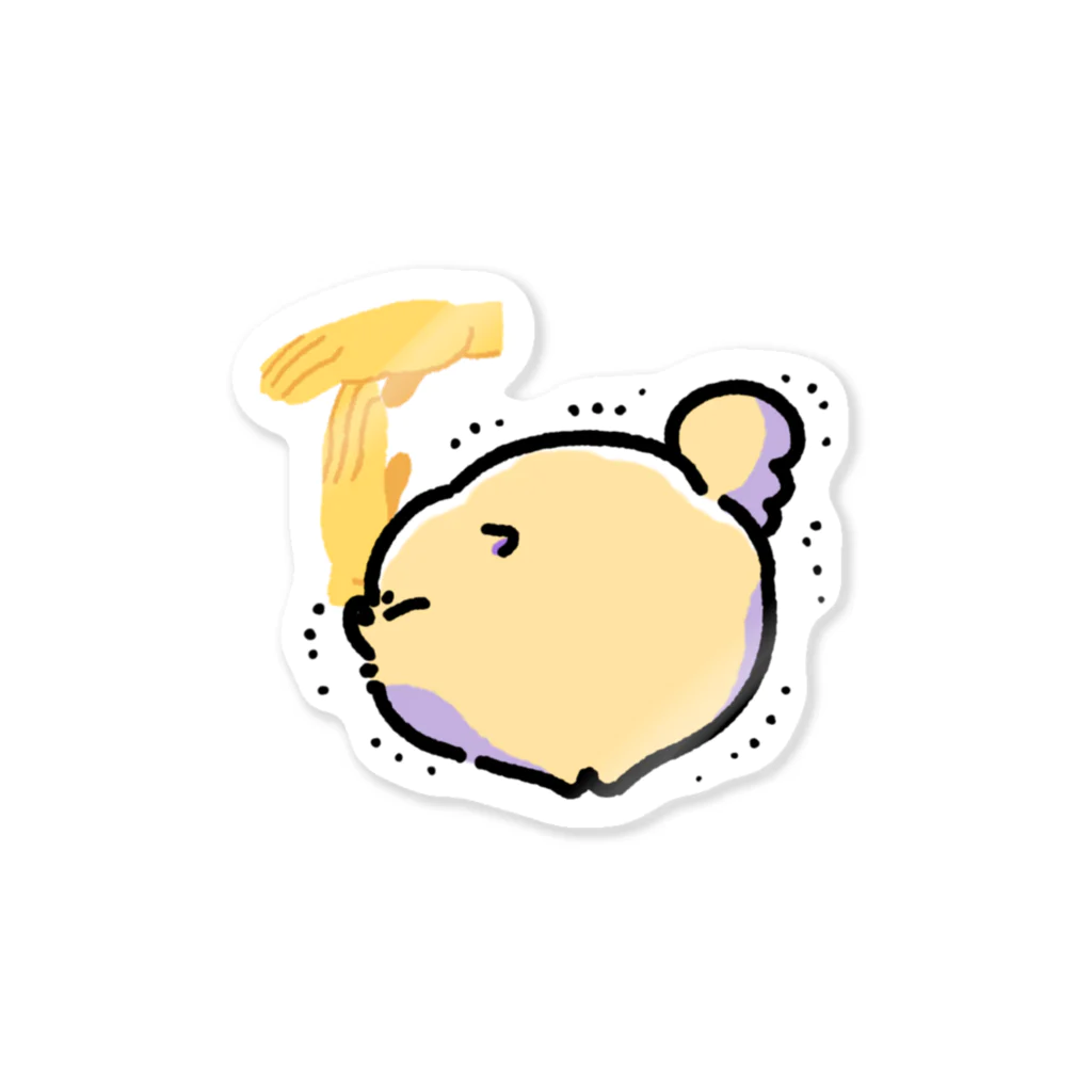 いろいぬくんのきいぬくん💛ふんばり Sticker