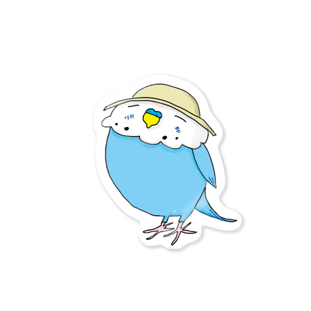 セキセイインコのアルとテンのセキセイインコのアルとテン Sticker