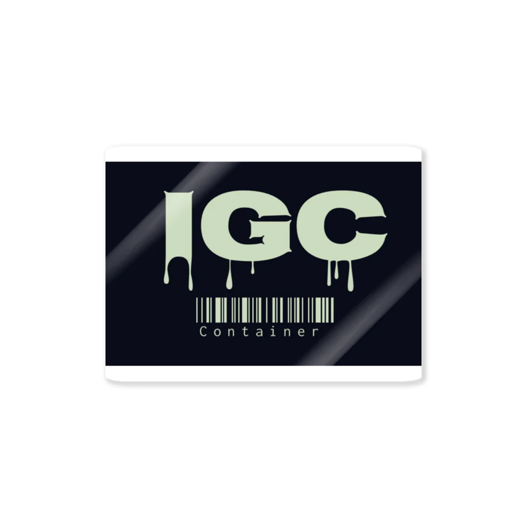 IGC groupのIGC container ステッカー